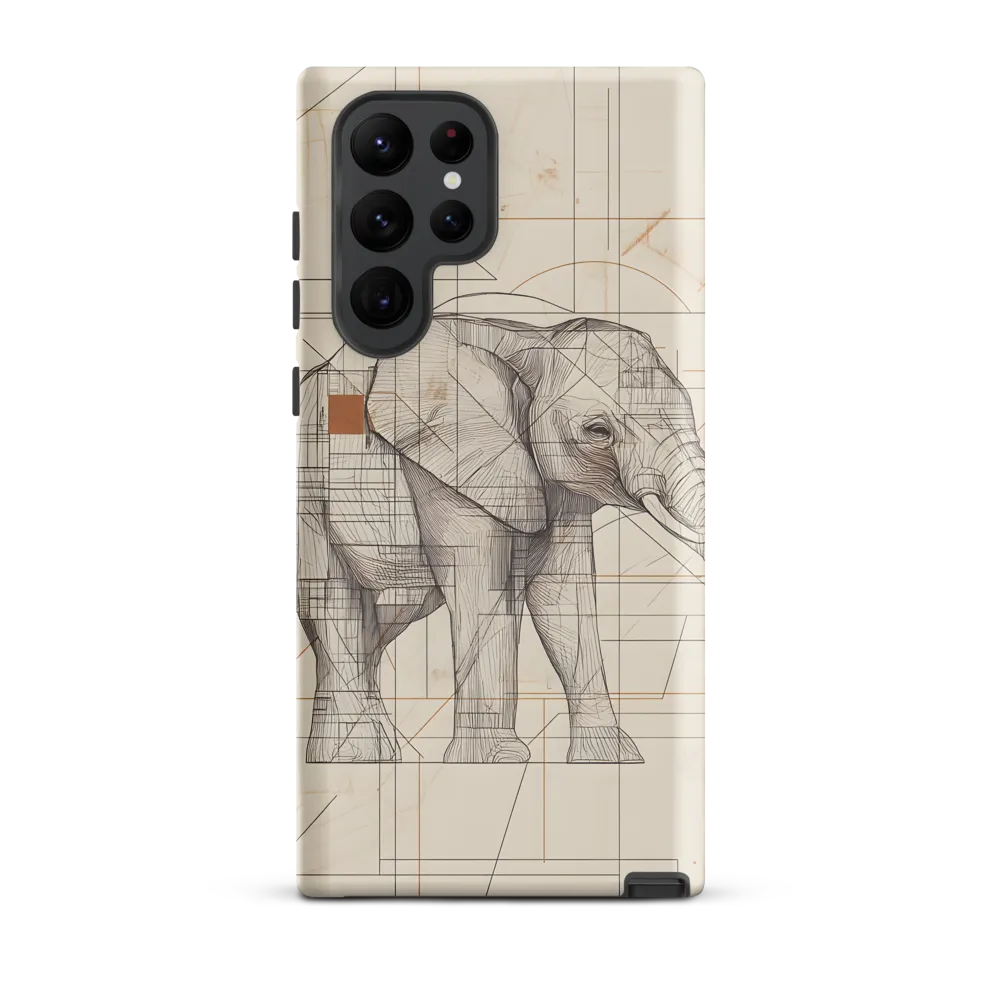 Geometric Elegance: The Steel Elephant