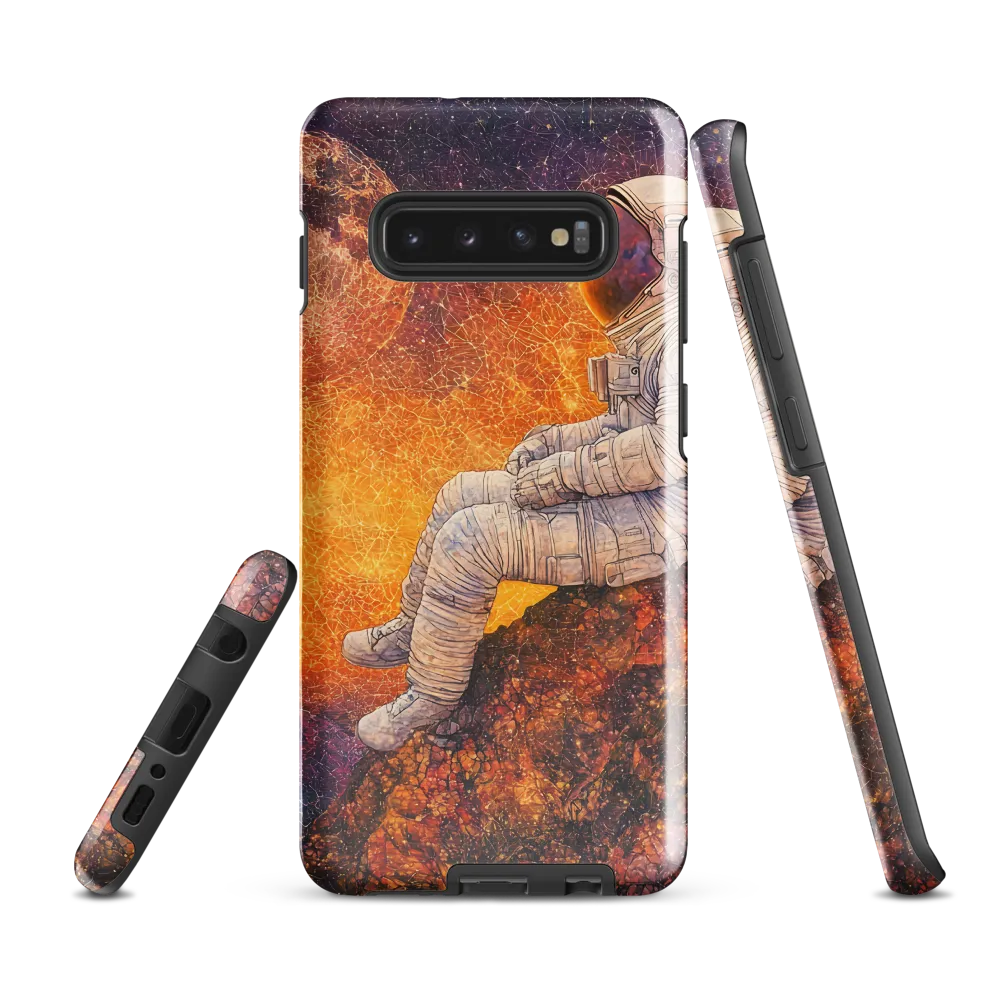 Cosmic Contemplation | Phone Case |  S10 Plus | Tough Case | Glossy