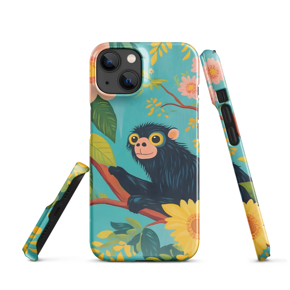 Joyful Encounter in a Floral Paradise