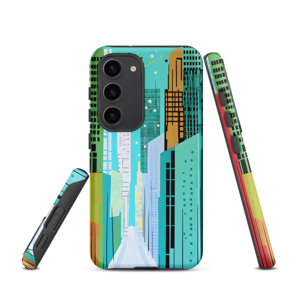 Urban Symphony in Turquoise