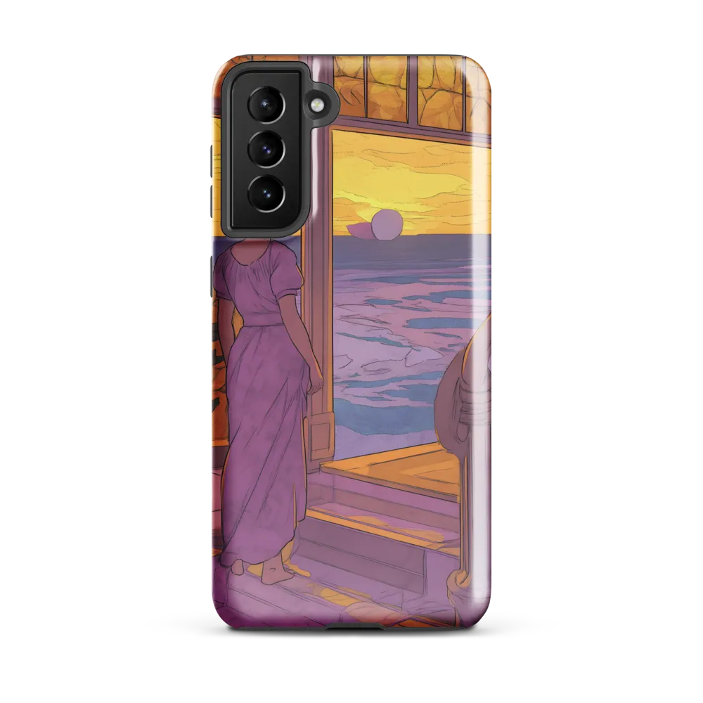 Whispers of the Sunset | Phone Case |  S21 Plus | Tough Case | Glossy