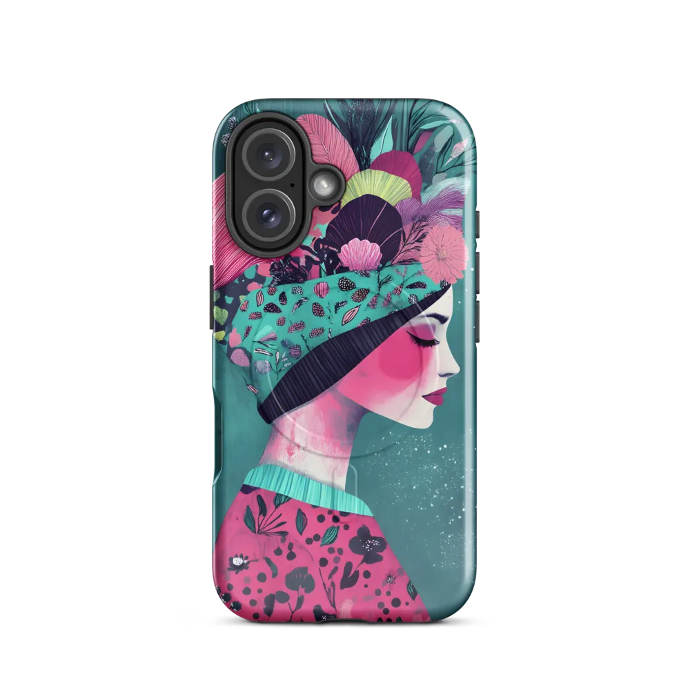 Whimsical Floral Portrait