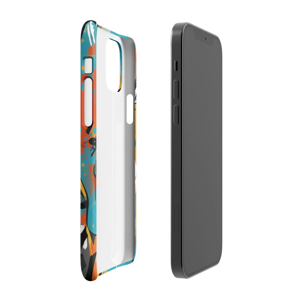 Dynamic Antelope in Vivid Abstract