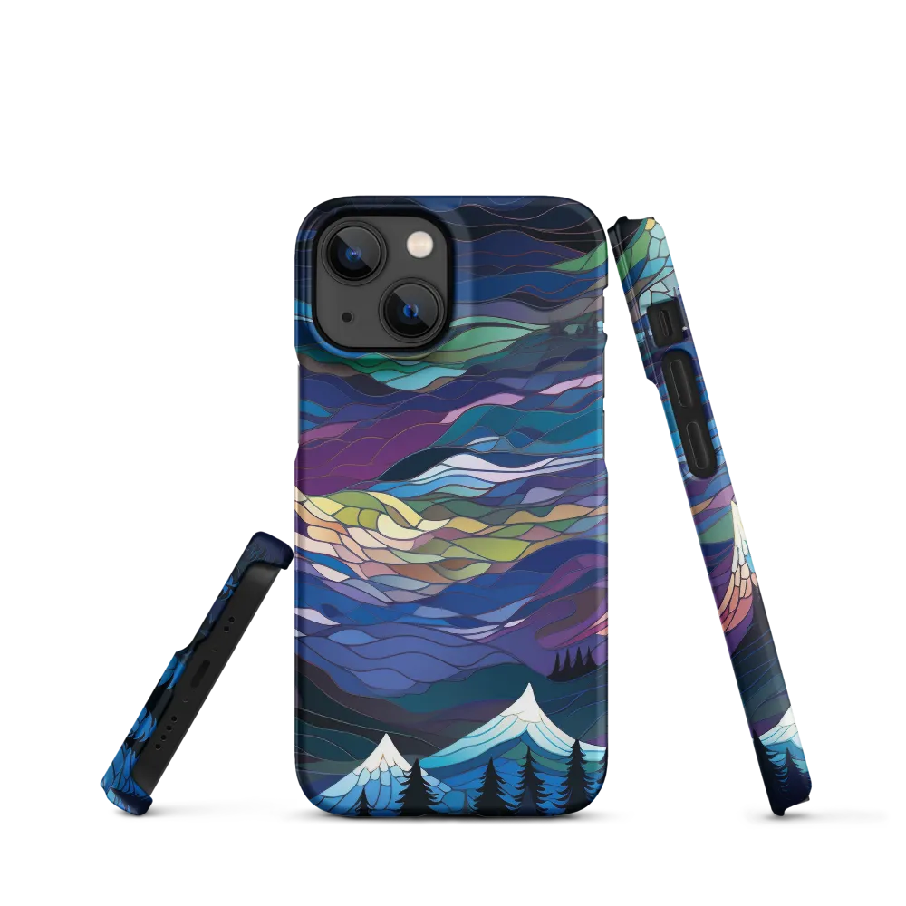 Twilight Peaks: An Abstract Mountain Landscape