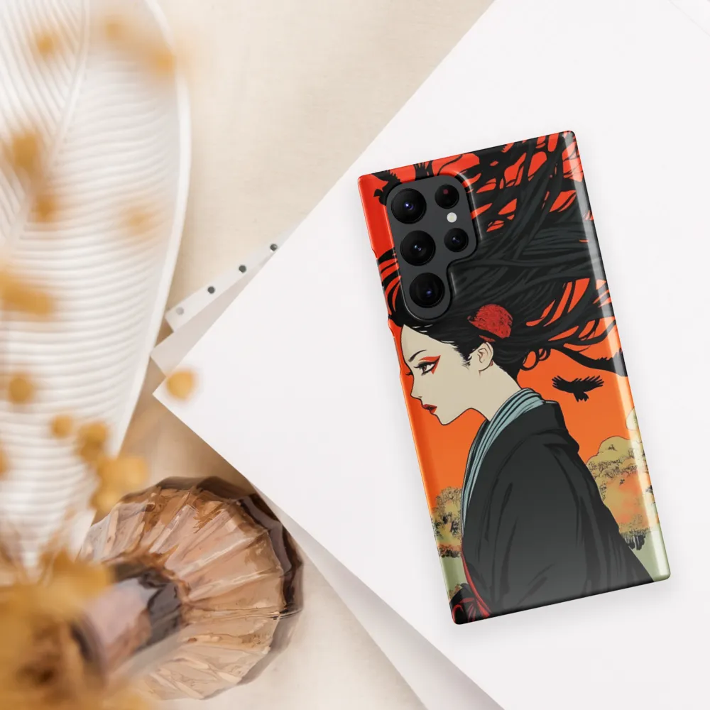 Whispers of Shadows | Phone Case |  S22 Ultra | Snap Case | Glossy