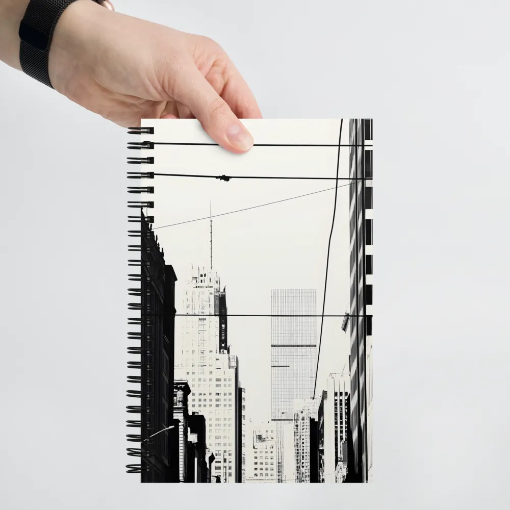 Urban Minimalism: A Study in Lines | Spiral Notebook