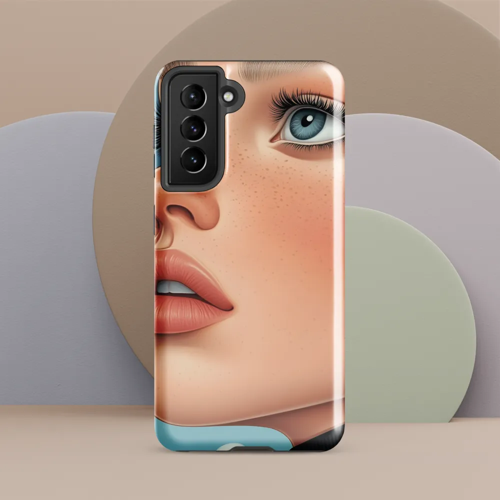 Serenity in Blue | Phone Case |  S21 | Tough Case | Glossy