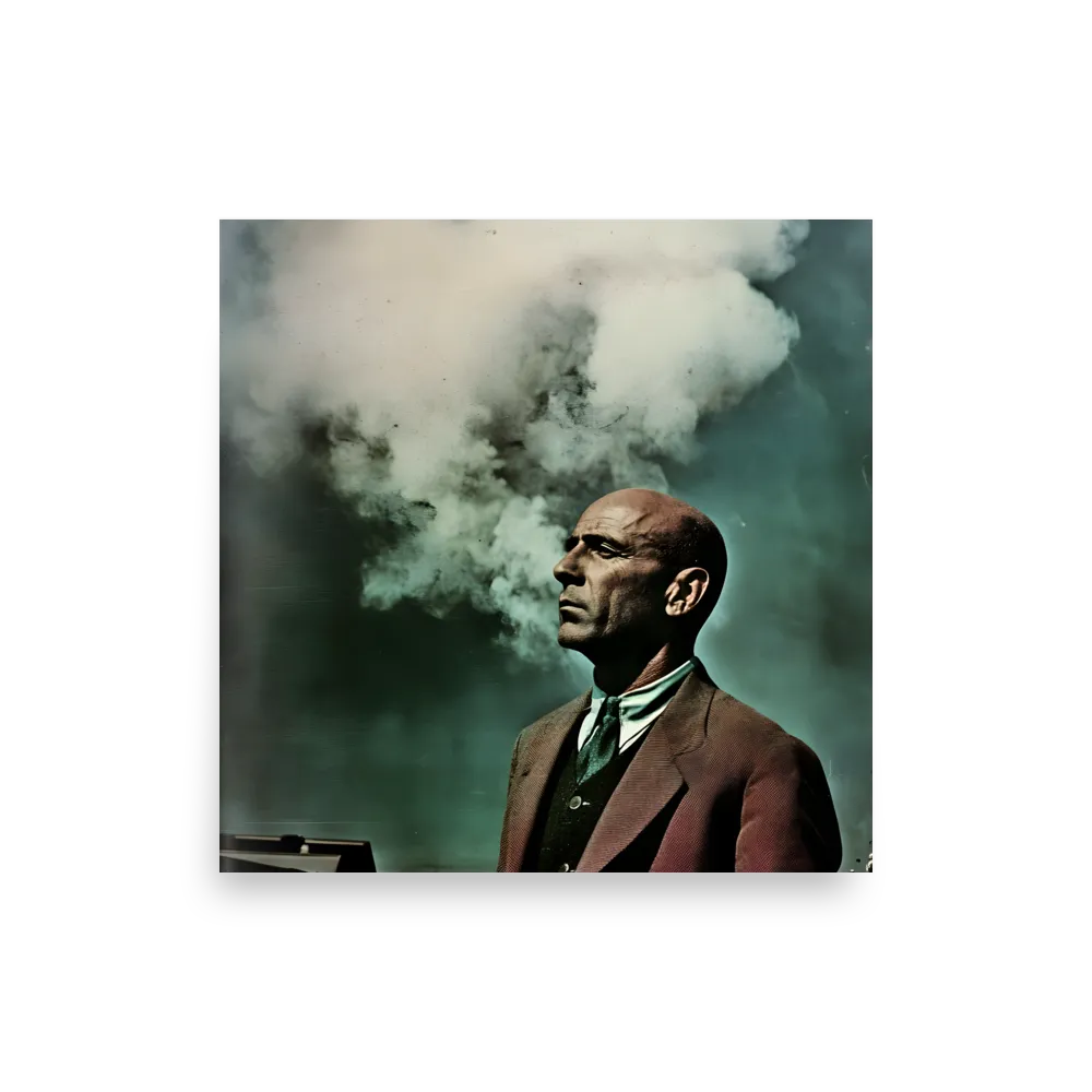 Clouded Thoughts | Poster | 12″×12″