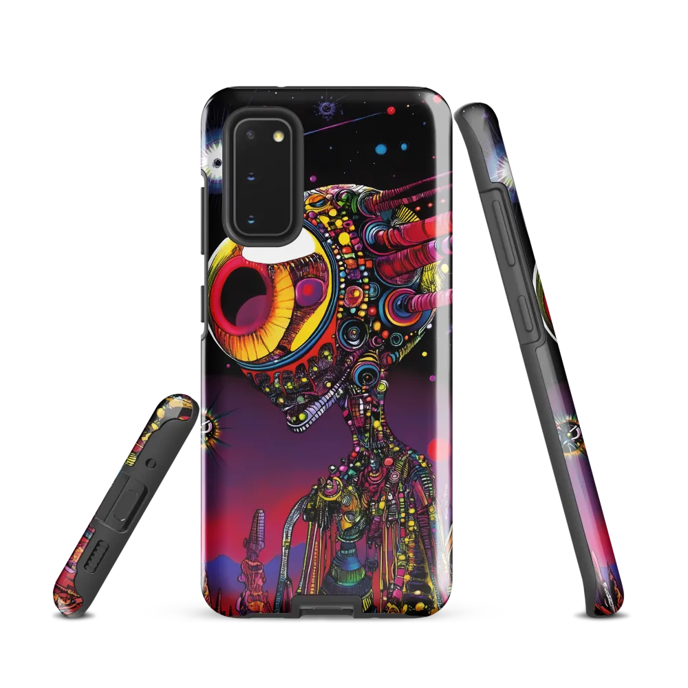 Cosmic Alien Odyssey | Phone Case |  S20 | Tough Case | Glossy