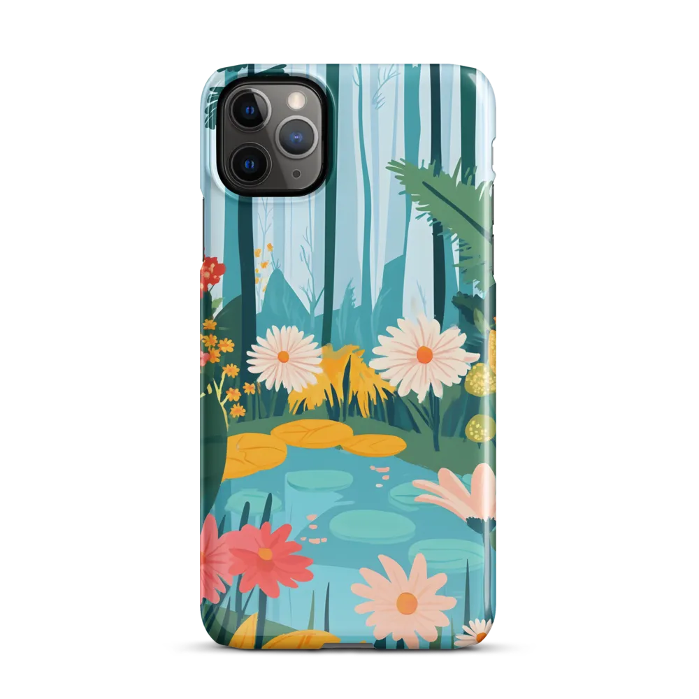 Serenity in Bloom | Phone Case |  11 Pro Max | Snap Case | Glossy