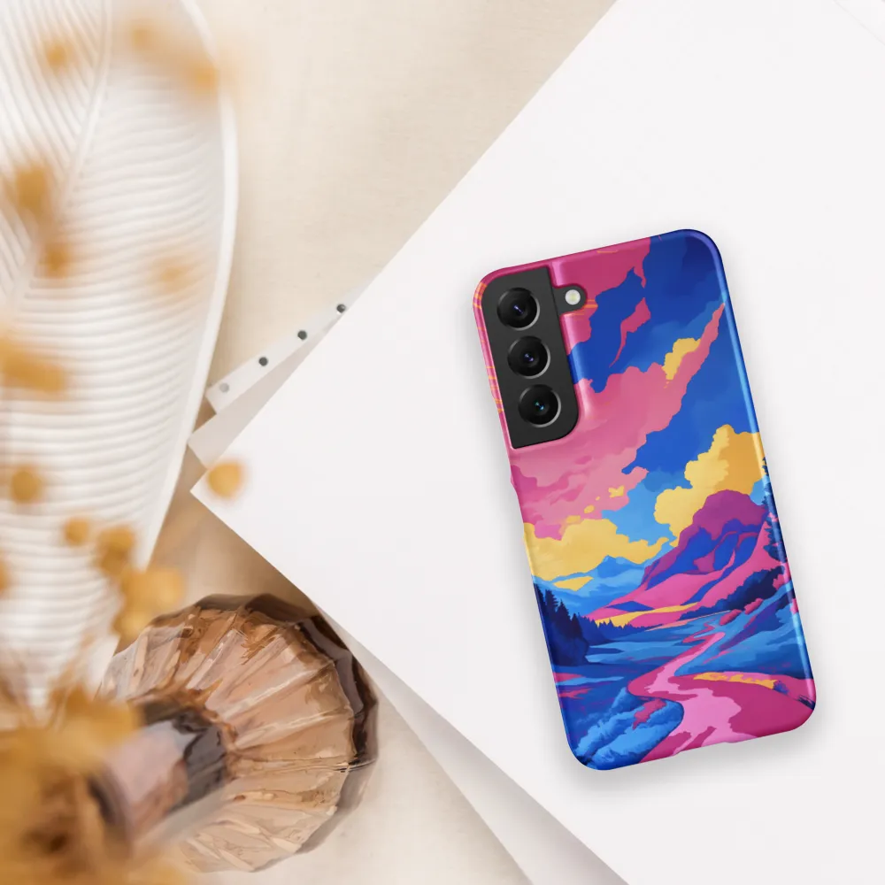 Dreamscape: The Serene River | Phone Case |  S22 | Snap Case | Matte