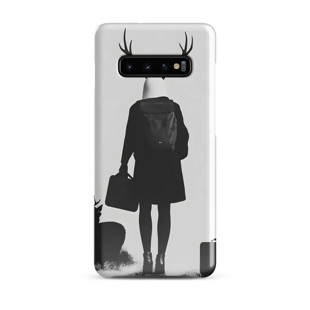 Antlered Reflections | Phone Case |  S10 Plus | Snap Case | Glossy