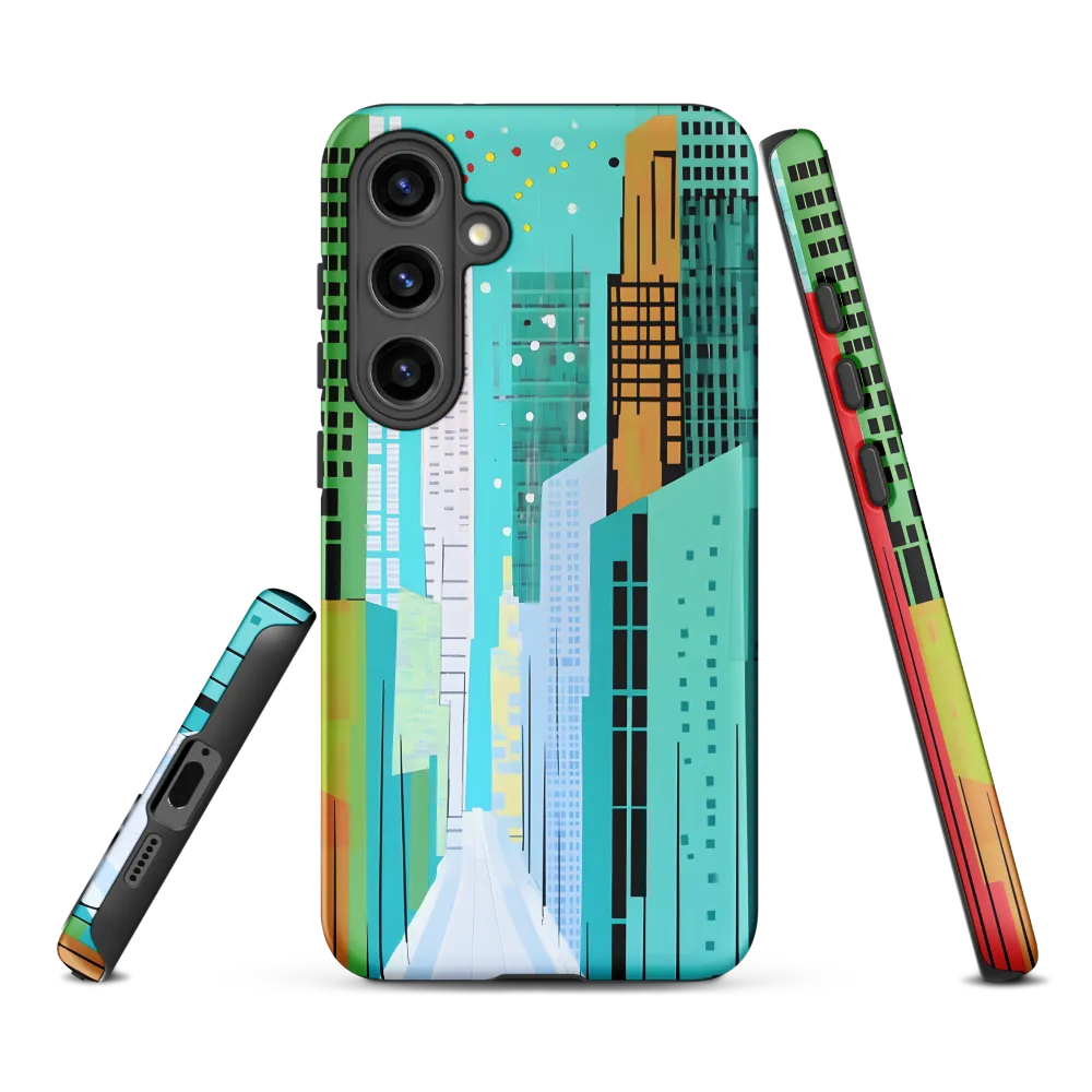 Urban Symphony in Turquoise