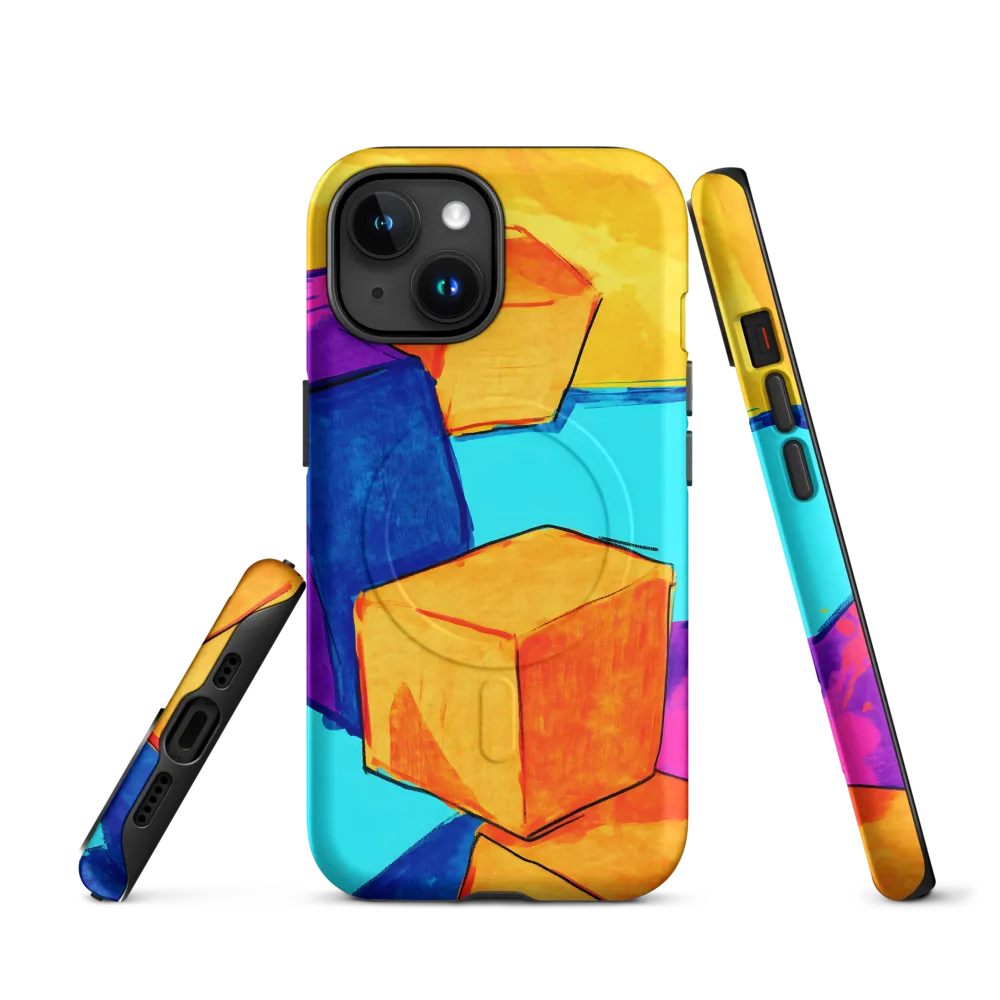 Playful Cubes in Vibrant Harmony