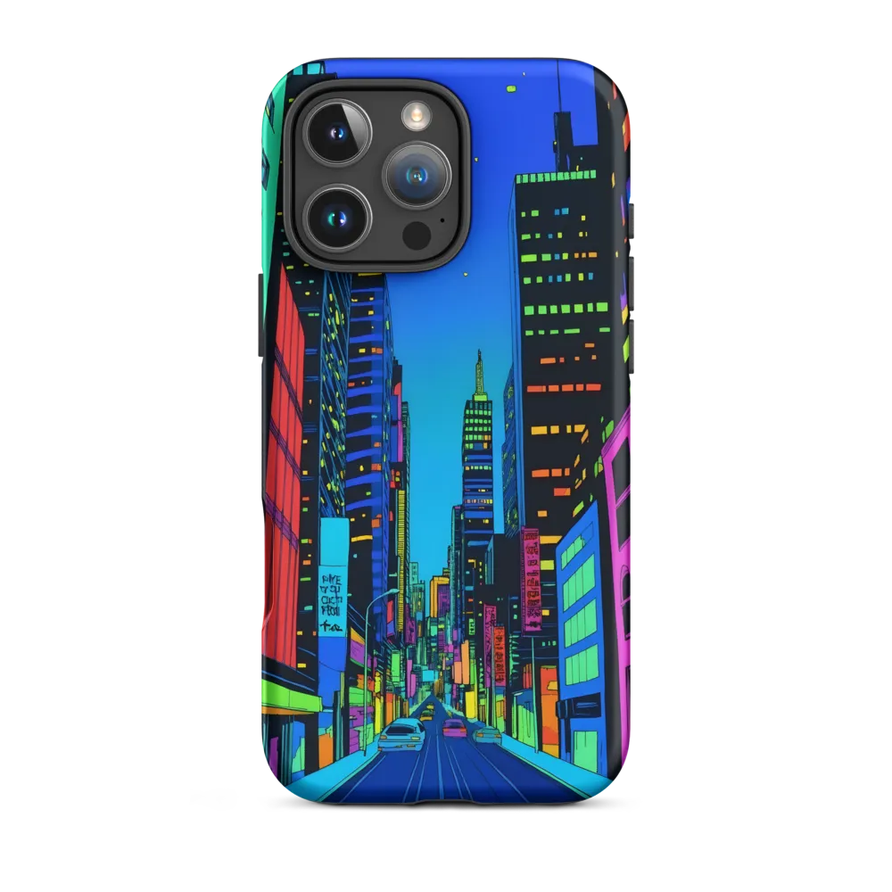 Neon Dreamscape: A Futuristic City at Dusk