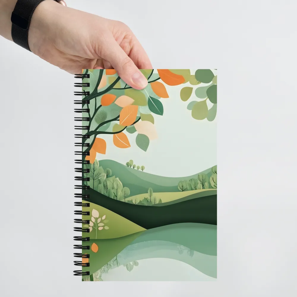 Autumn's Reflection | Spiral Notebook