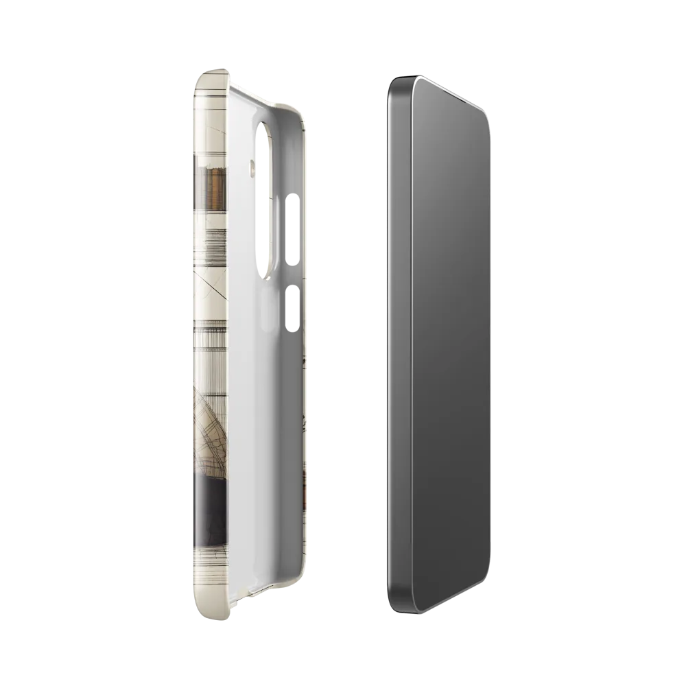 Quiet Reflections in Line | Phone Case |  S24 | Snap Case | Glossy
