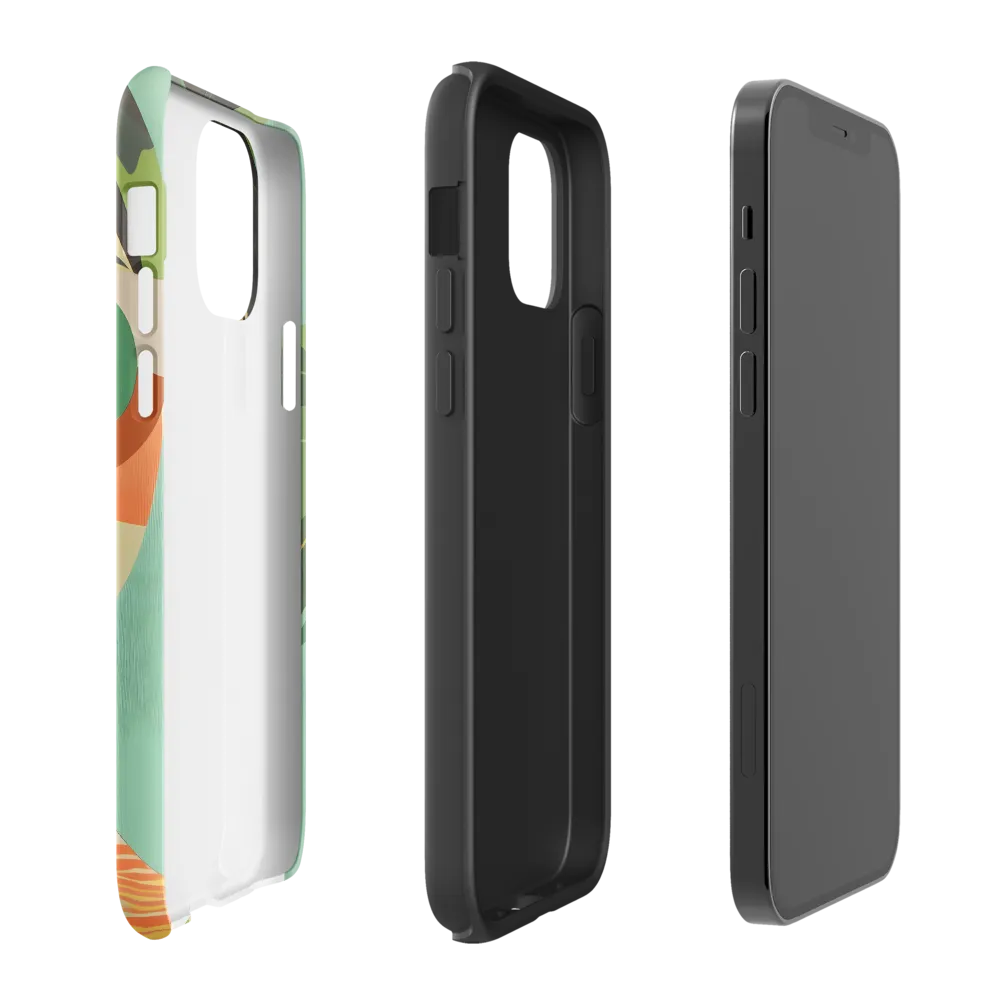 Bold Serenity: A Modern Portrait | Phone Case |  12 | Tough Case | Matte
