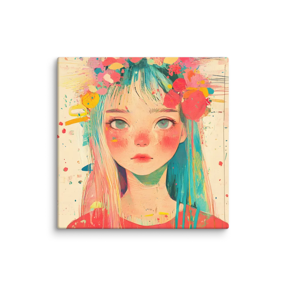 Whimsical Blossom | Canvas | 30″×30″