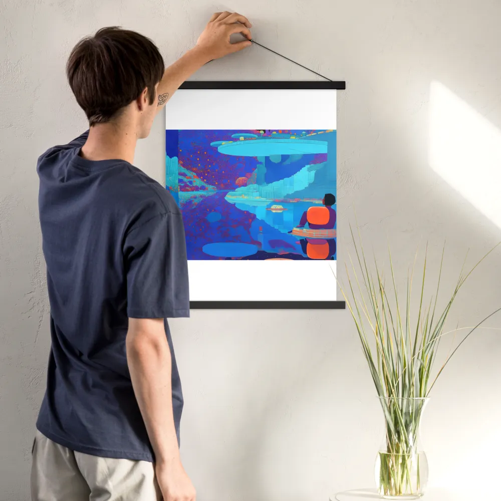 Reflections of Serenity | Poster With Black Wood Hanger | 18″×24″