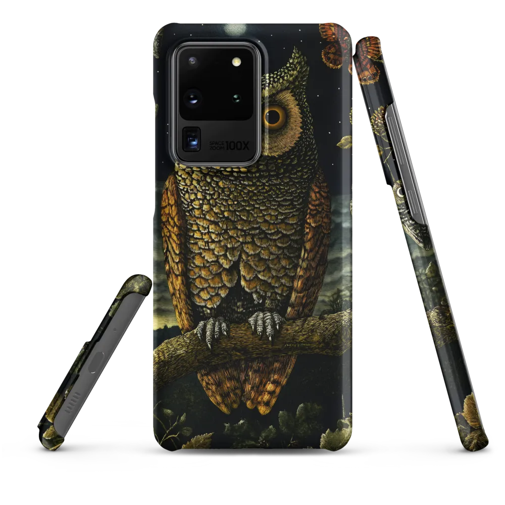 Mystical Night: The Guardian Owl | Phone Case |  S20 Ultra | Snap Case | Matte