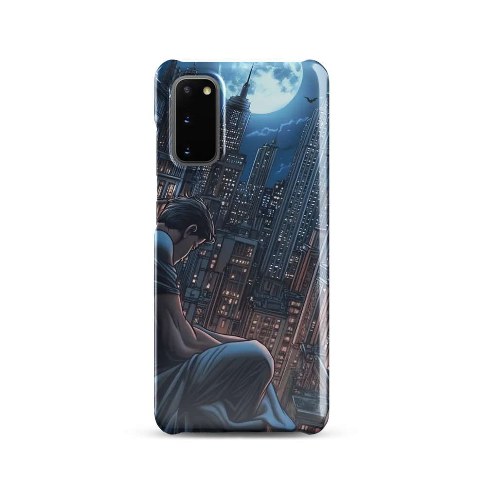 Reflections of a City Under the Moon