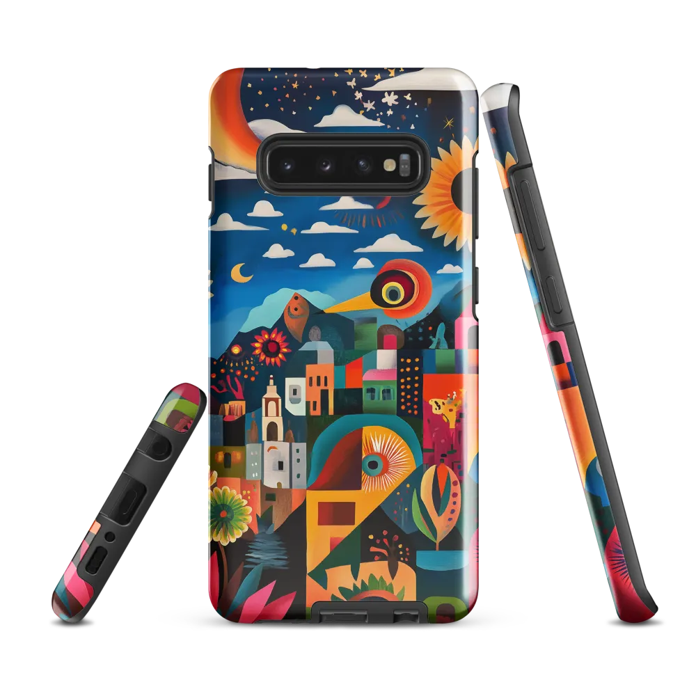 Whimsical Vibrance | Phone Case |  S10 Plus | Tough Case | Glossy