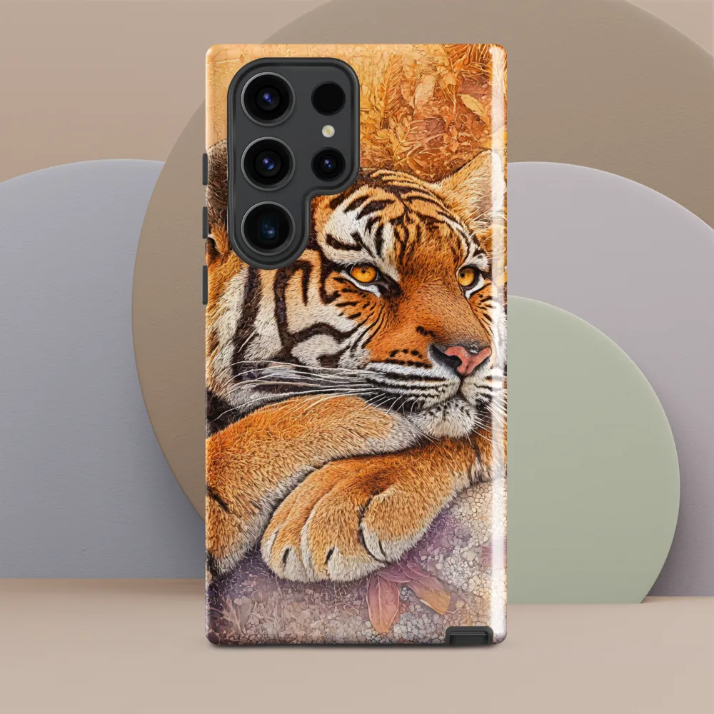 Serenity of the Tiger | Phone Case |  S23 Ultra | Tough Case | Glossy