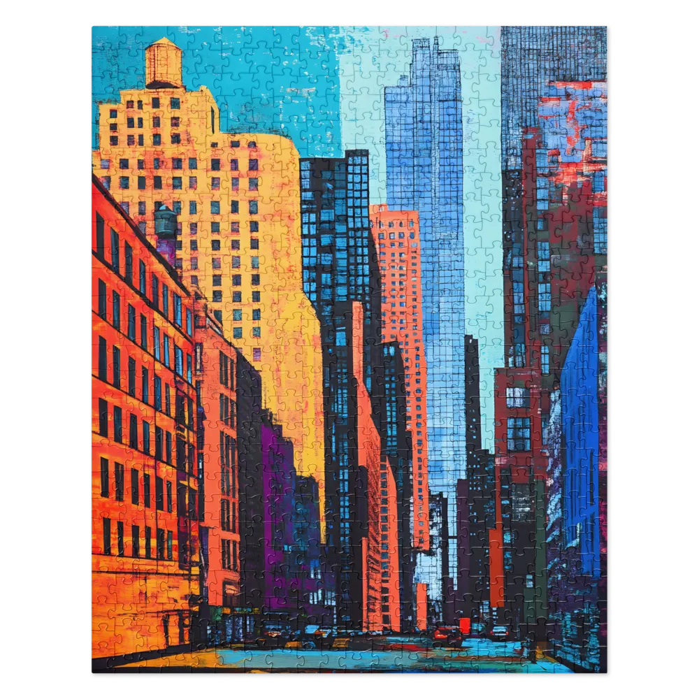 Vibrant Urban Horizons | Jigsaw Puzzle | 520 pieces