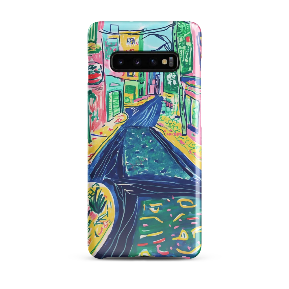 Dreamy Street in Vibrant Hues | Phone Case |  S10 Plus | Snap Case | Glossy