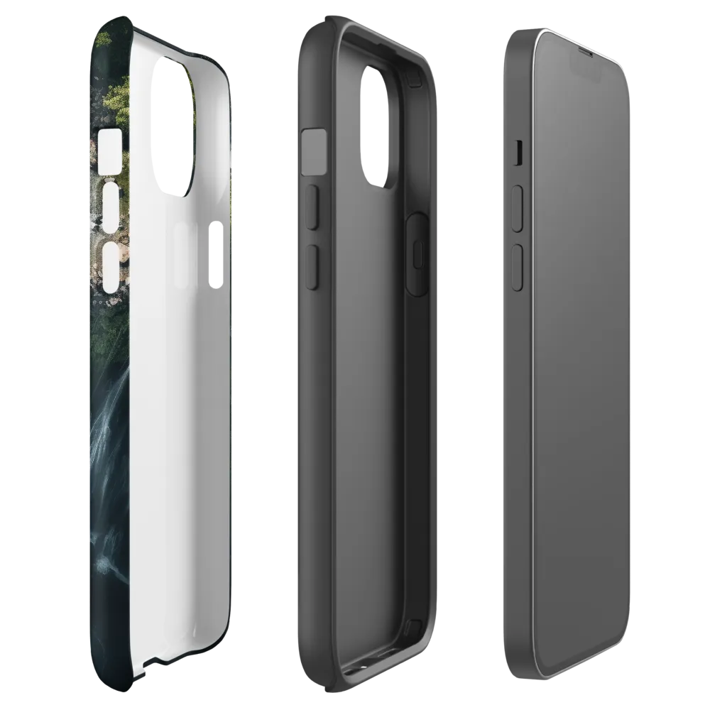 Nature's Power: The Cascading Waterfall | Phone Case |  14 Plus | Tough Case | Matte