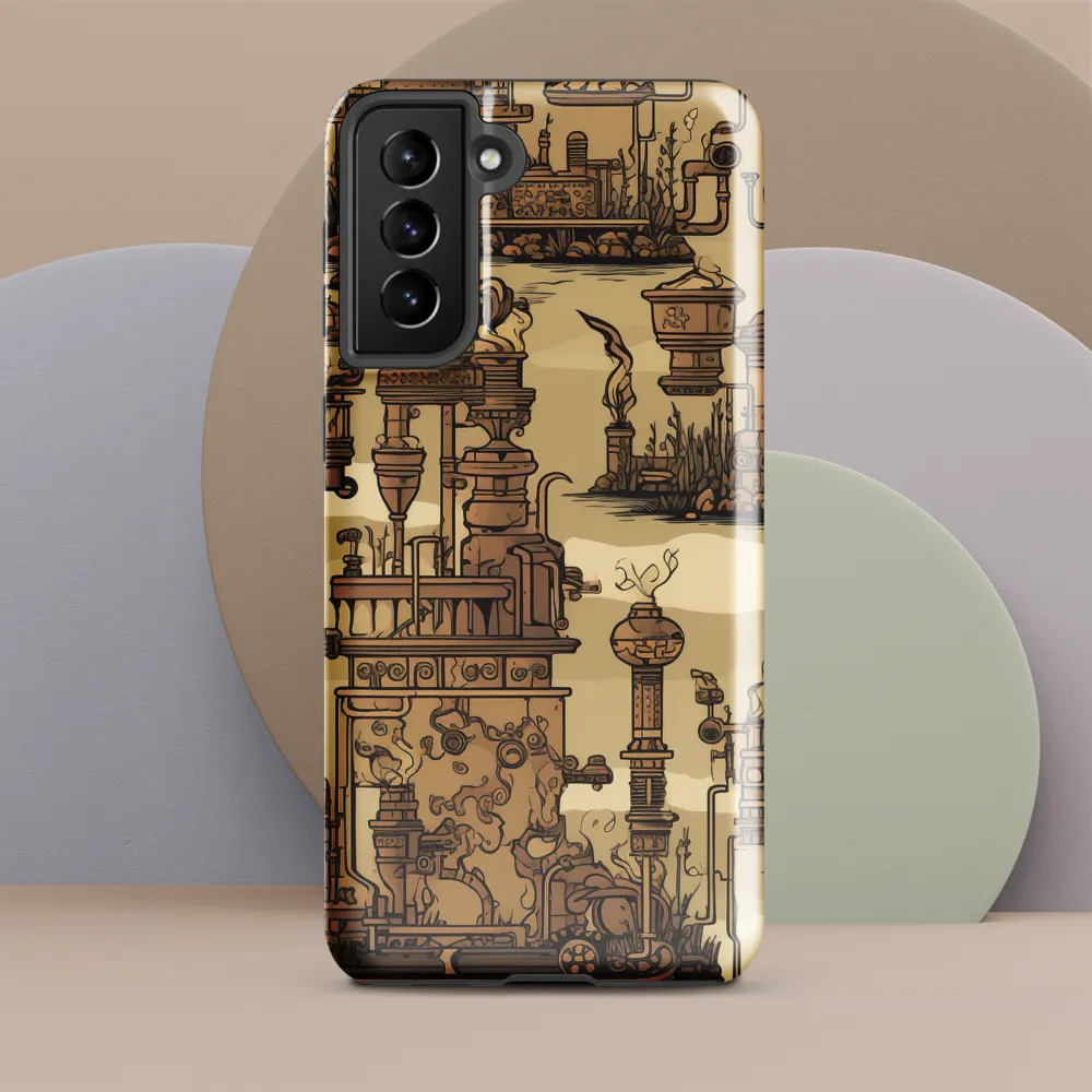 Whimsical Industrial Landscape