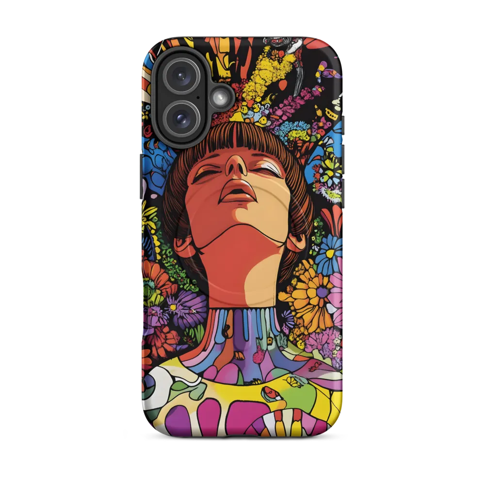 Vibrant Ecstasy: A Psychedelic Portrait