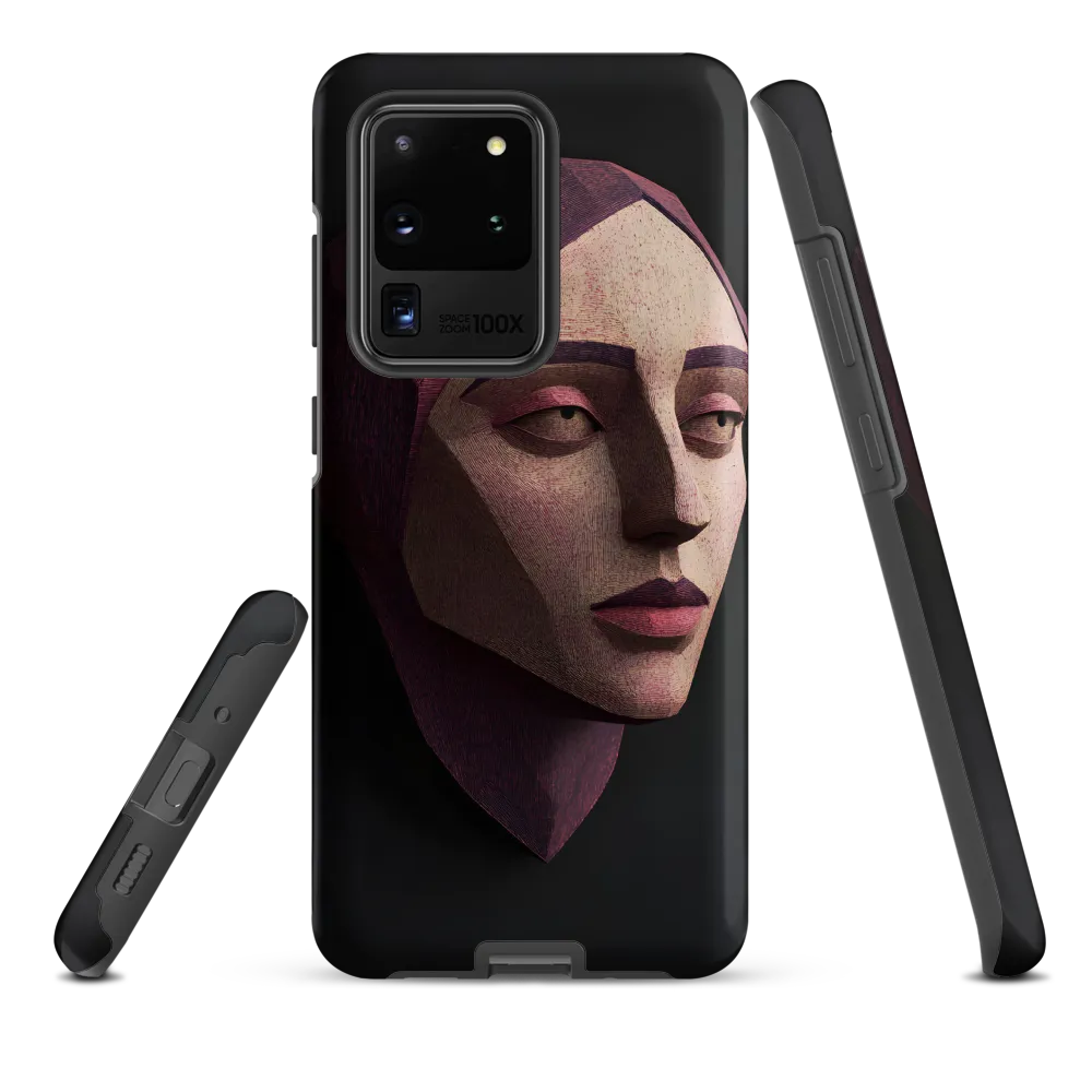Geometric Elegance: A Contemporary Portrait