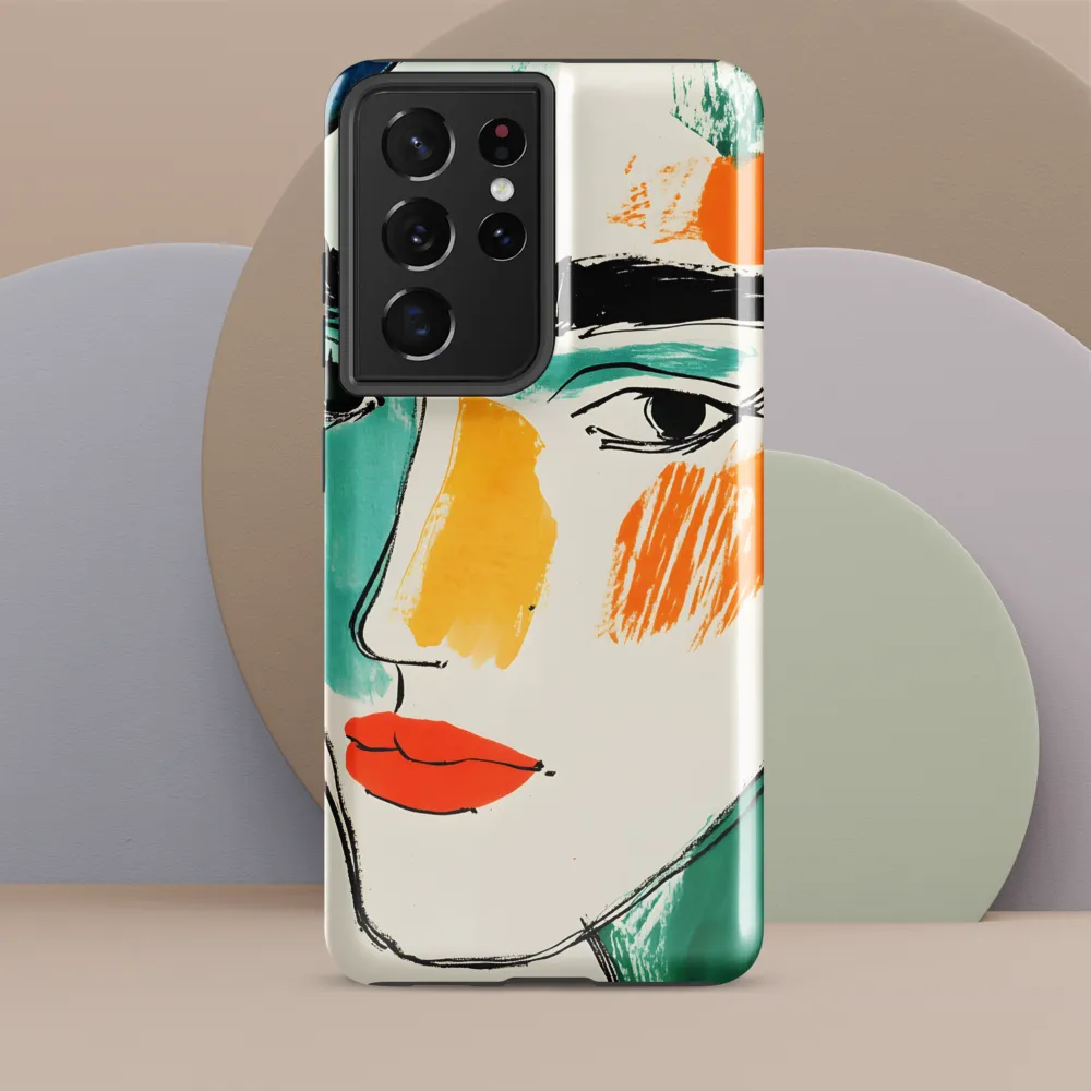 Teal & Orange Portrait — Fragmented Brushwork