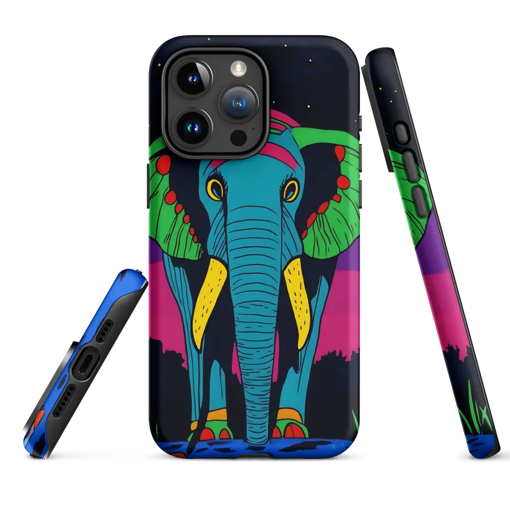 Whimsical Majesty: The Vibrant Elephant