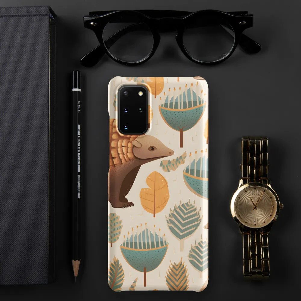 Pangolins in a Whimsical Habitat