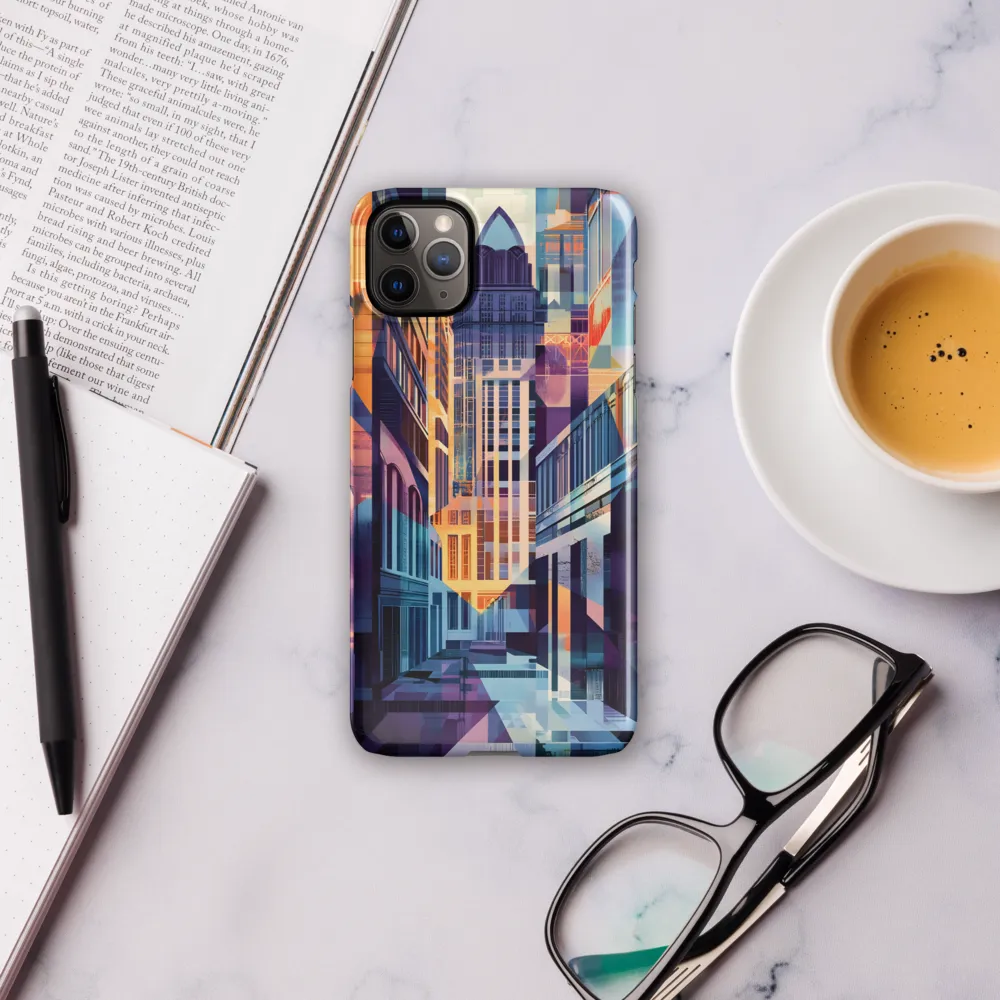 Urban Symphony: A Digital Cityscape | Phone Case |  11 Pro Max | Snap Case | Glossy