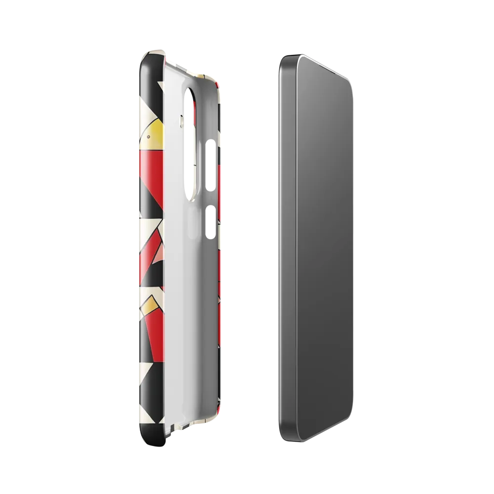 Dynamic Geometric Harmony | Phone Case |  S24 | Snap Case | Glossy