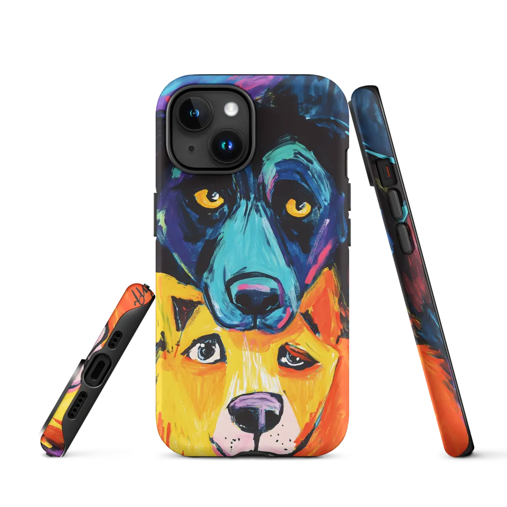 Vibrant Companions: An Expression of Canine Spirit