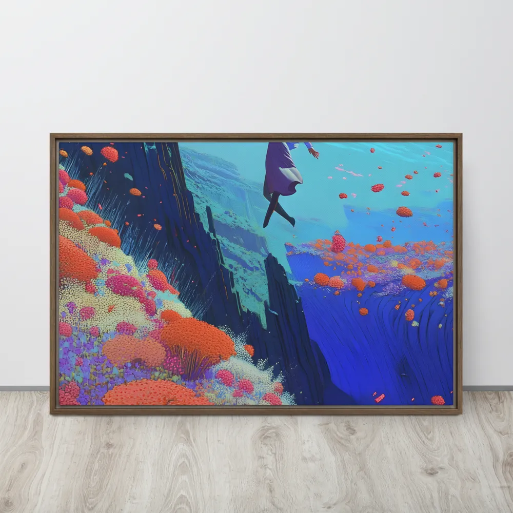 Whispers of Freedom | Canvas with Brown Frame | 24″×36″