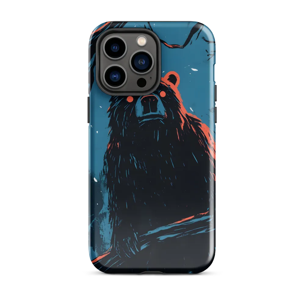 Eerie Majesty: A Bear in the Night