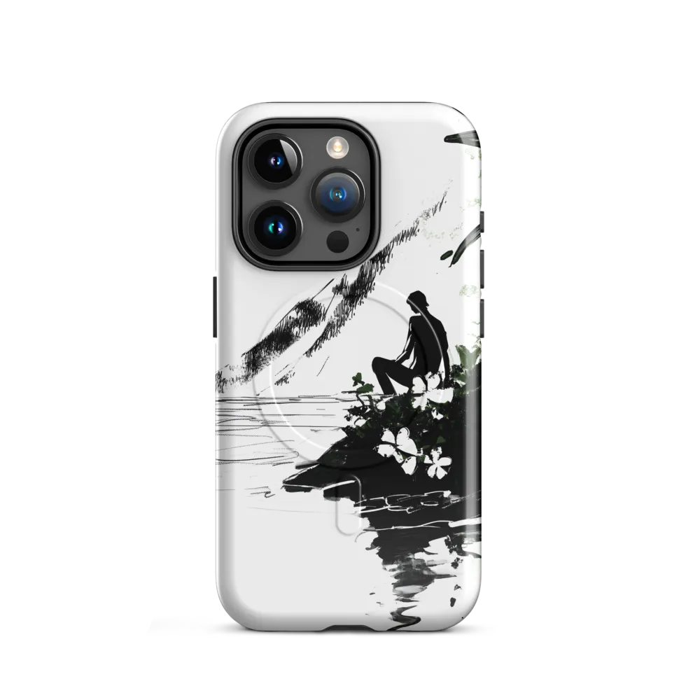 Contemplation by the Water | Phone Case |  15 Pro | MagSafe® Tough Case | Glossy