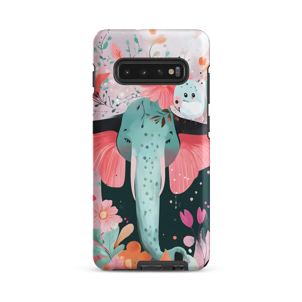 Whimsical Elephant in Bloom