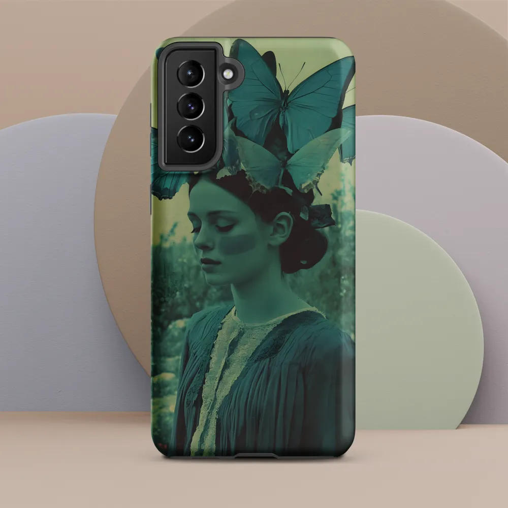 Crown of Teal Butterflies
