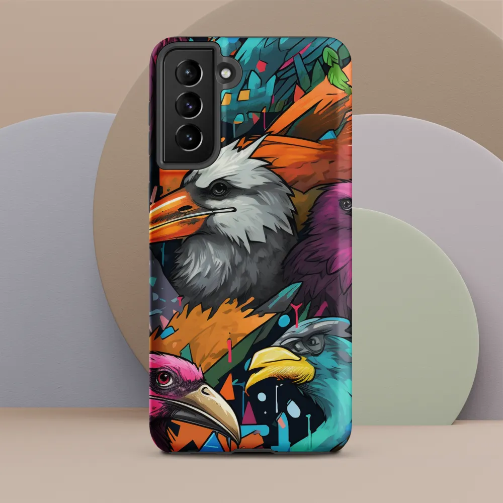 Avian Vortex: A Celebration of Color and Form