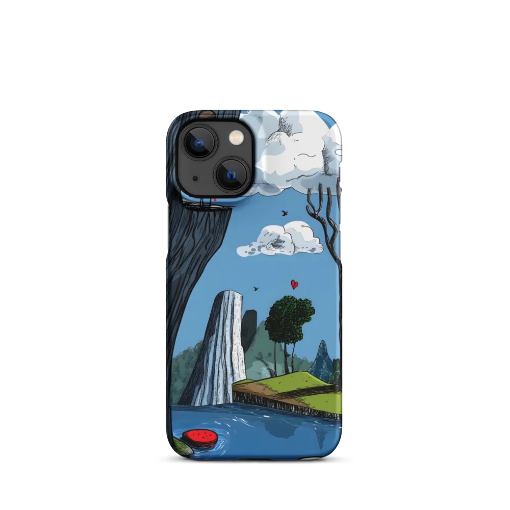 Whimsical Cliffside Reflections