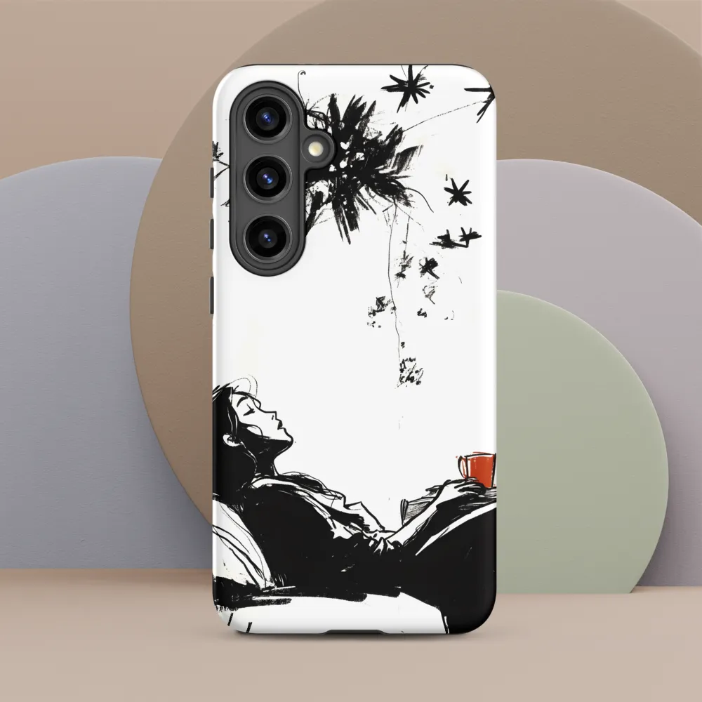 Contemplative Serenity | Phone Case |  S24 Plus | Tough Case | Matte