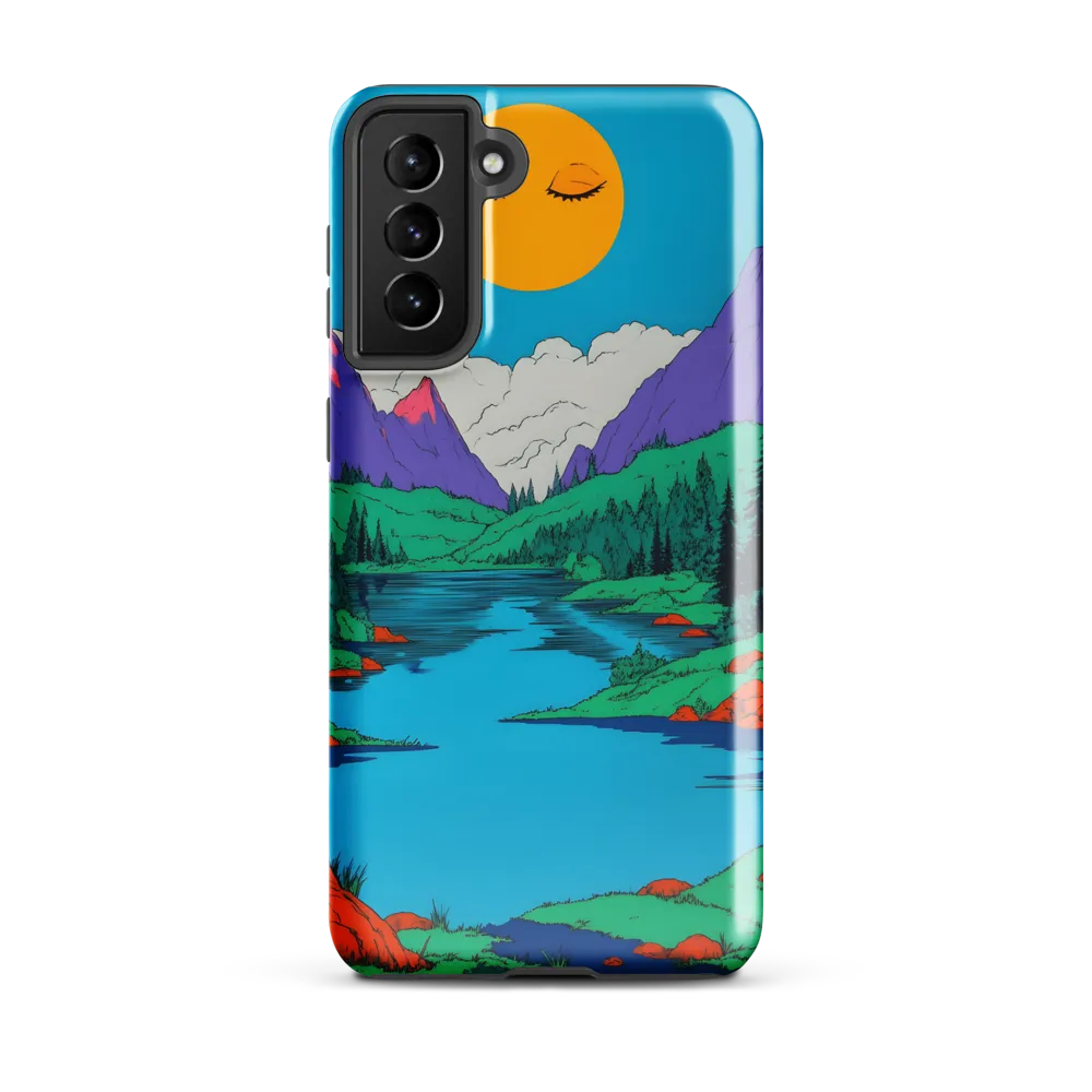 Whimsical Serenity in Vibrant Colors