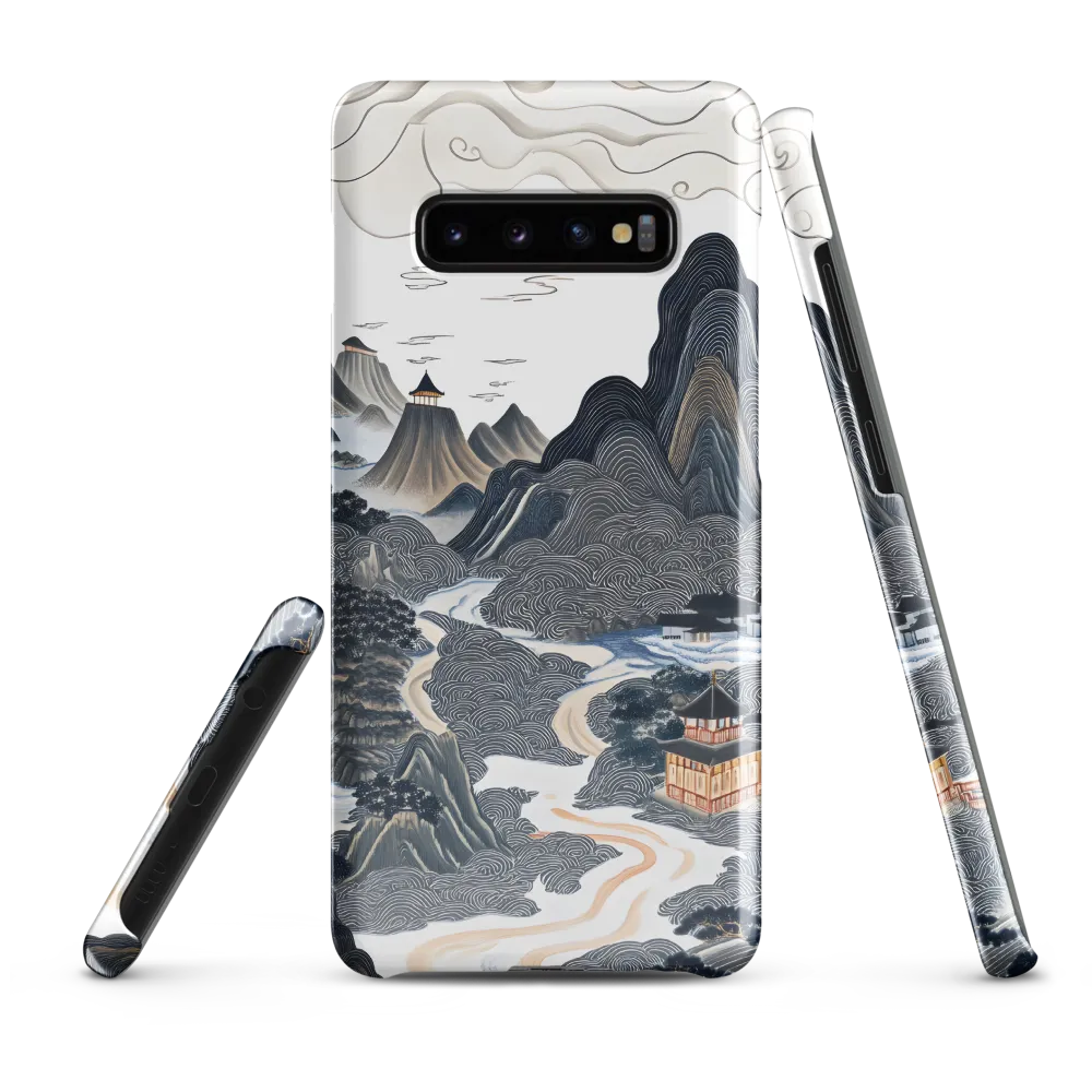 Harmony of Mountains and Temples | Phone Case |  S10 Plus | Snap Case | Glossy